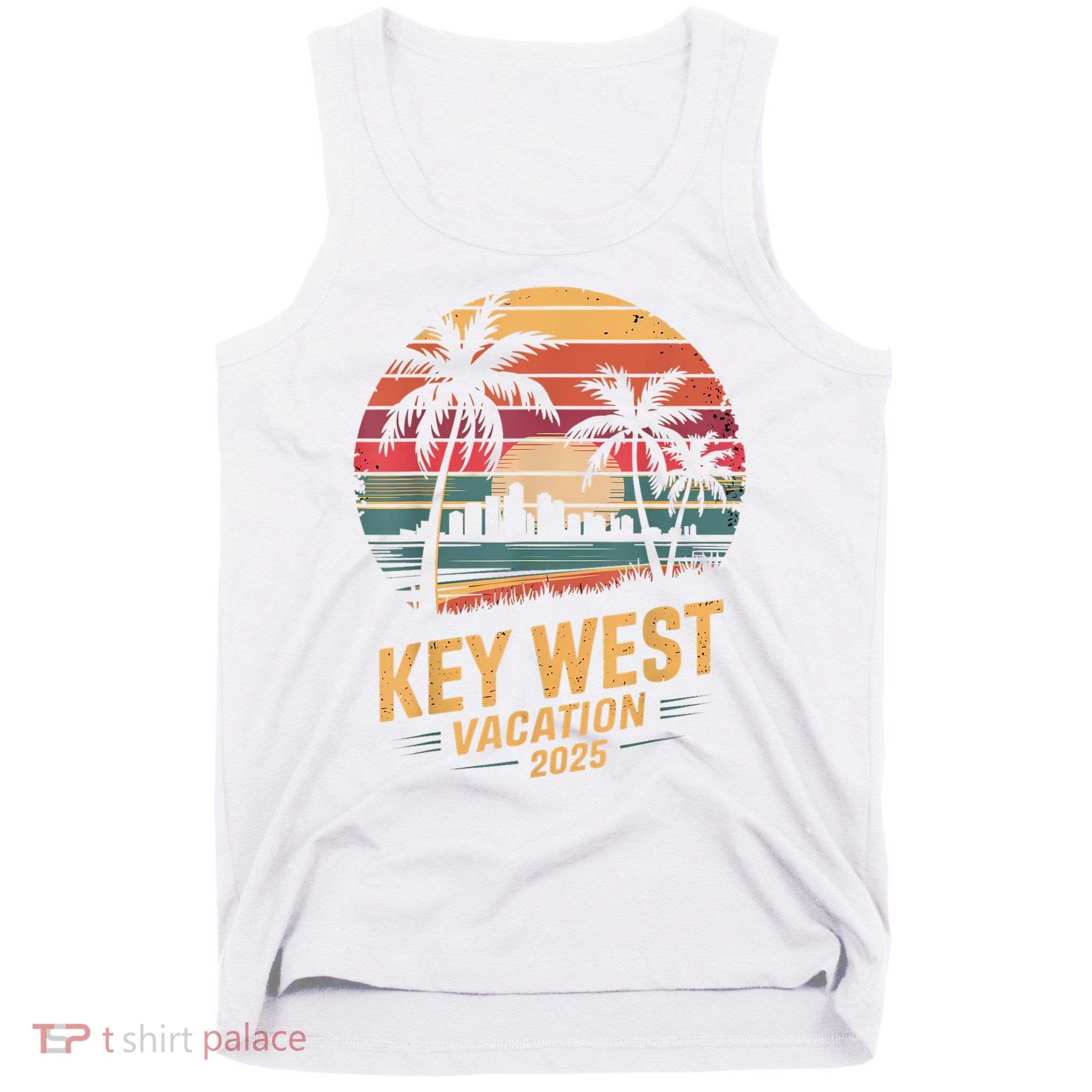 2025 Key West Vacation Family Trip Friends Vacation Matching Tank Top
