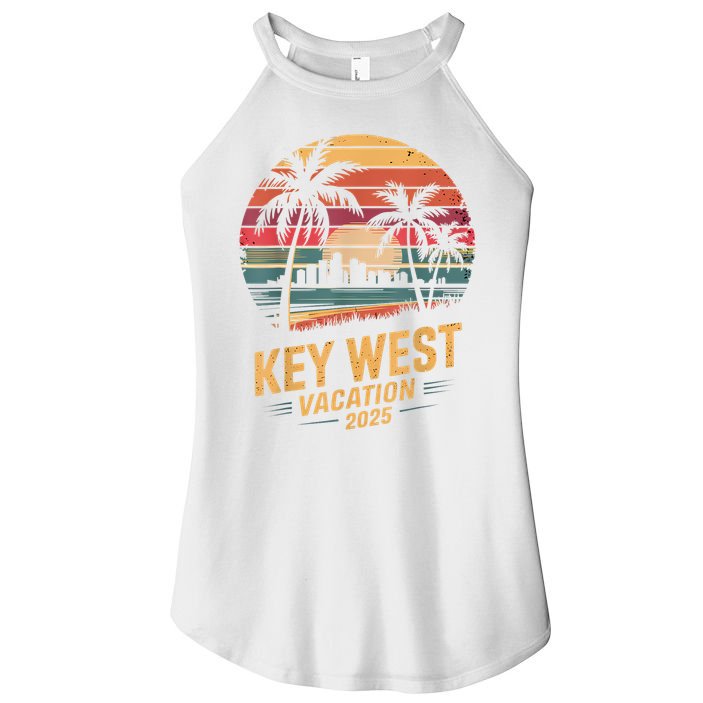 2025 Key West Vacation Family Trip Friends Vacation Matching Women's Perfect Tri Rocker Tank