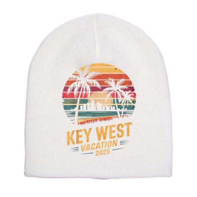 2025 Key West Vacation Family Trip Friends Vacation Matching Short Acrylic Beanie