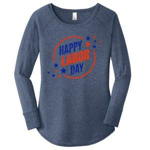 2020 Labor Day For All U S Workers Happy Labor Day Gift Women's Perfect Tri Tunic Long Sleeve Shirt