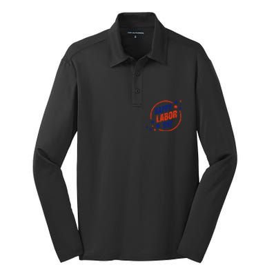 2020 Labor Day For All U S Workers Happy Labor Day Gift Cool Gift Silk Touch Performance Long Sleeve Polo