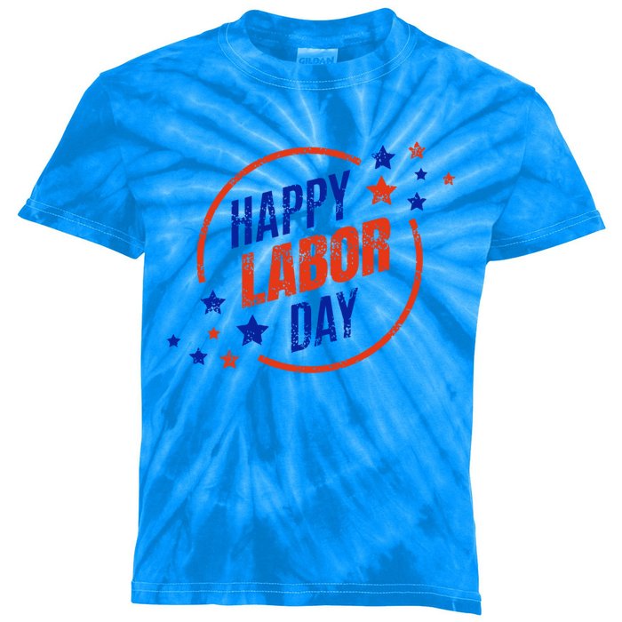 2020 Labor Day For All U S Workers Happy Labor Day Gift Cool Gift Kids Tie-Dye T-Shirt