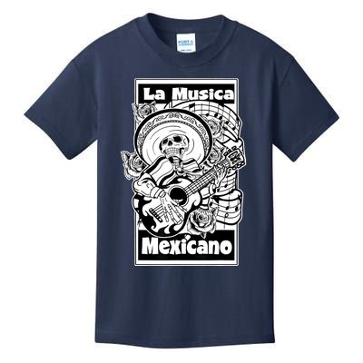 23 LA MUSICA MEXICANO FRONT Kids T-Shirt