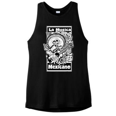 23 LA MUSICA MEXICANO Ladies PosiCharge Tri-Blend Wicking Tank