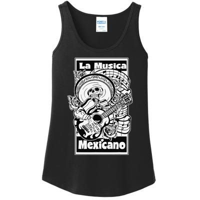 23 LA MUSICA MEXICANO Ladies Essential Tank