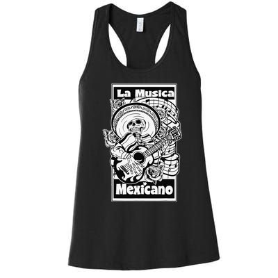 23 LA MUSICA MEXICANO Women's Racerback Tank