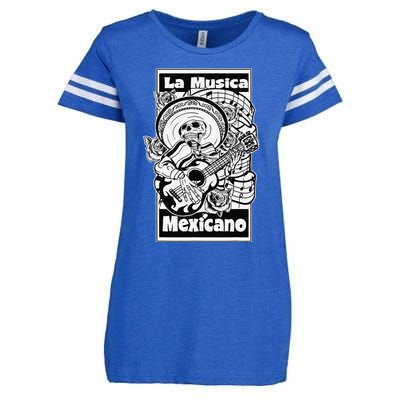 23 LA MUSICA MEXICANO Enza Ladies Jersey Football T-Shirt