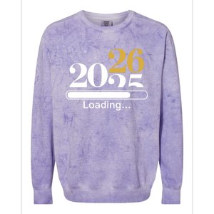 2026 Loading New Years Eve Party Gaming Gamer Holiday Funny Gift Colorblast Crewneck Sweatshirt