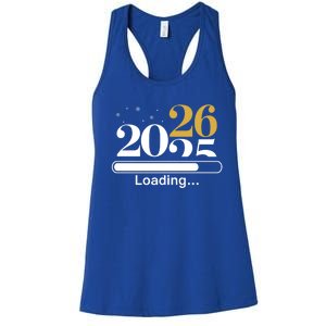 2026 Loading New Years Eve Party Gaming Gamer Holiday Funny Gift Women's Racerback Tank