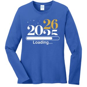 2026 Loading New Years Eve Party Gaming Gamer Holiday Funny Gift Ladies Long Sleeve Shirt