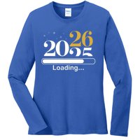 2026 Loading New Years Eve Party Gaming Gamer Holiday Funny Gift Ladies Long Sleeve Shirt