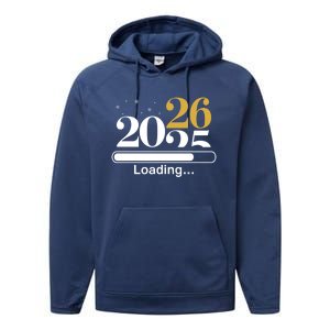 2026 Loading New Years Eve Party Gaming Gamer Holiday Funny Gift Performance Fleece Hoodie