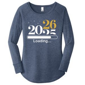 2026 Loading New Years Eve Party Gaming Gamer Holiday Funny Gift Women's Perfect Tri Tunic Long Sleeve Shirt