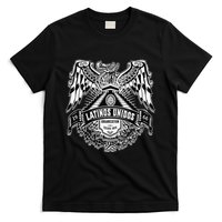 23 latinos unidos eagle temple front T-Shirt