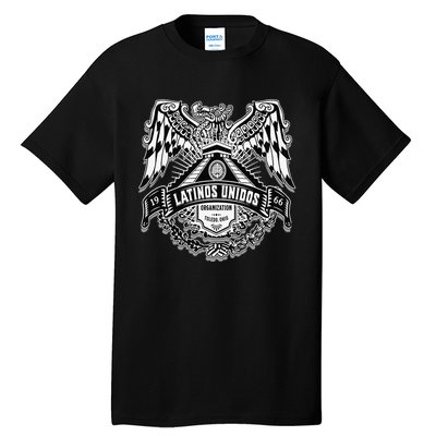 23 latinos unidos eagle temple front Tall T-Shirt