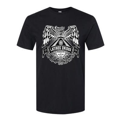 23 latinos unidos eagle temple front Softstyle CVC T-Shirt