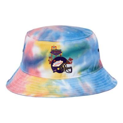 2024 Las Vegas Football Party Super Fun Game  Tie Dye Newport Bucket Hat