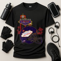 2024 Las Vegas Football Party Super Fun Game  Cooling Performance Crew T-Shirt
