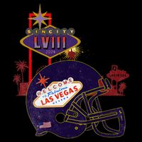 2024 Las Vegas Football Party Super Fun Game  Cooling Performance Crew T-Shirt