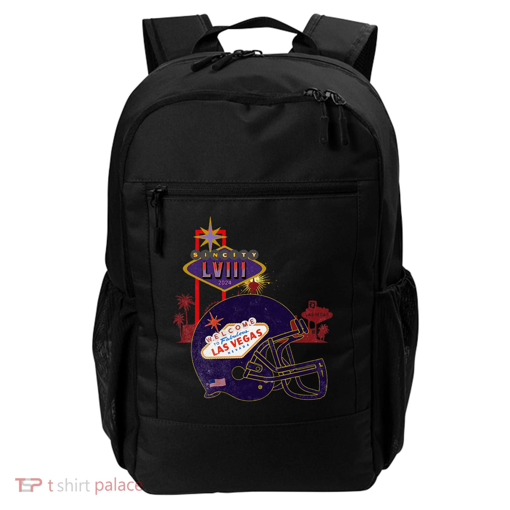 2024 Las Vegas Football Party Super Fun Game  Daily Commute Backpack
