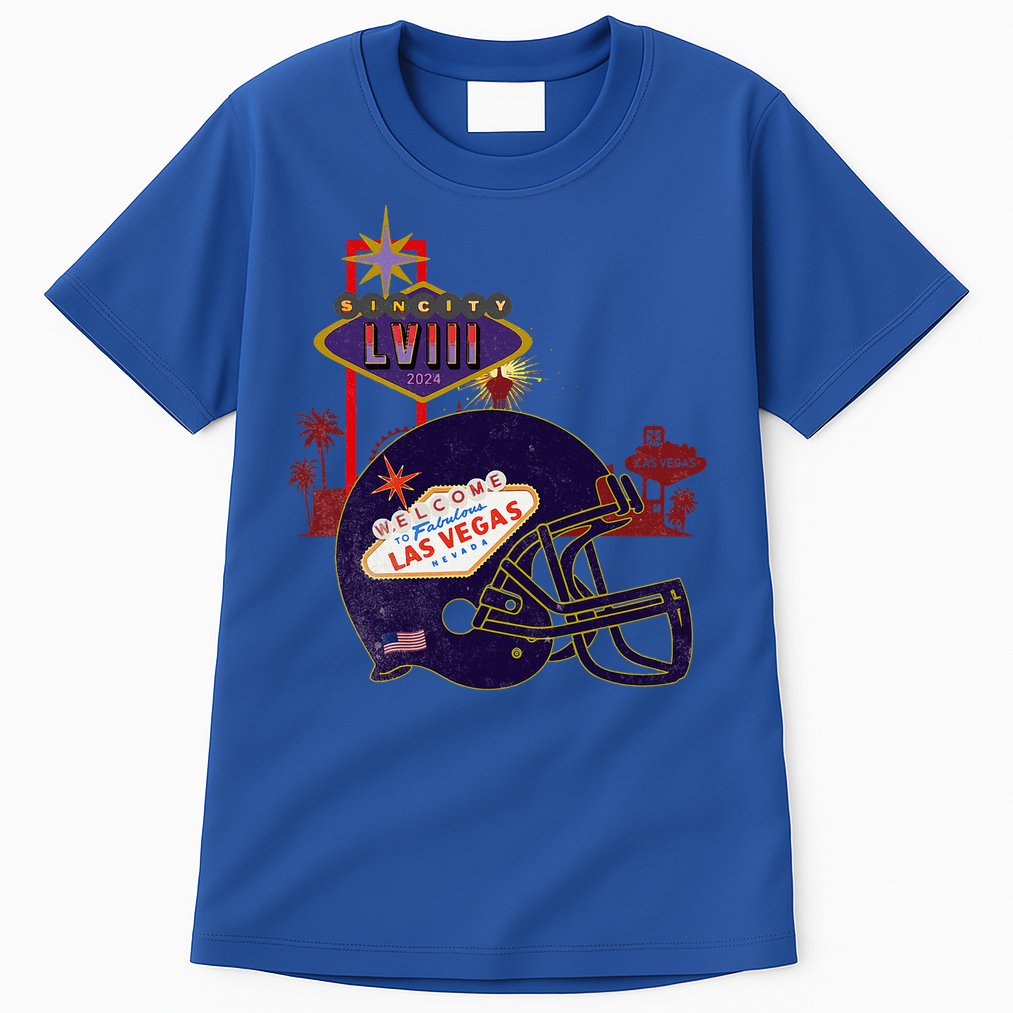 2024 Las Vegas Football Party Super Fun Game  Tall T-Shirt