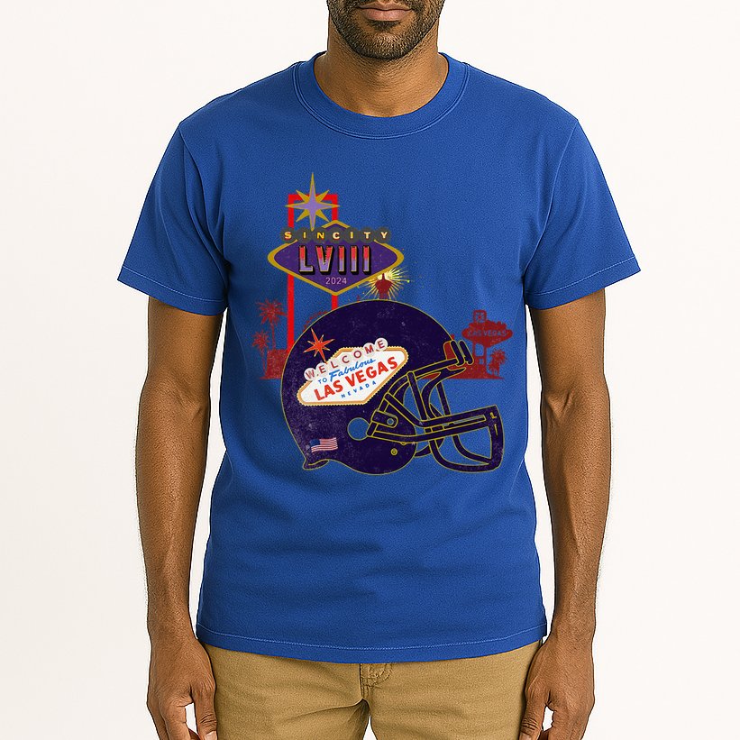 2024 Las Vegas Football Party Super Fun Game  Tall T-Shirt