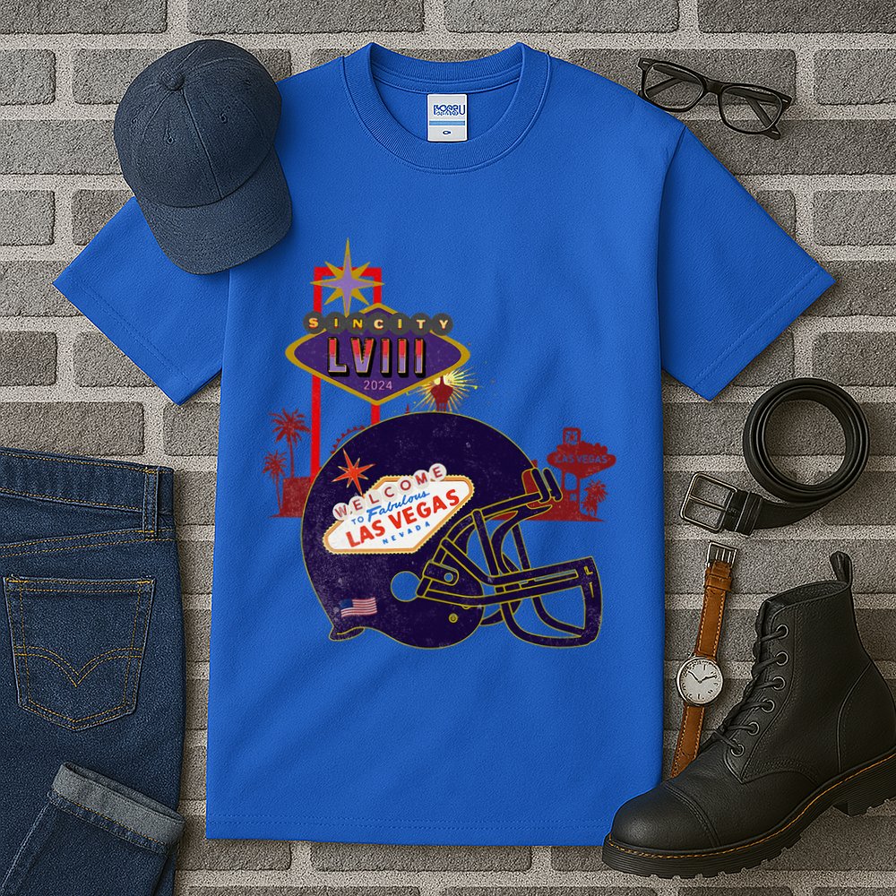 2024 Las Vegas Football Party Super Fun Game  Tall T-Shirt