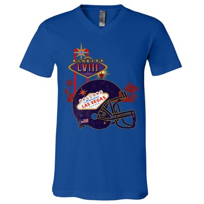 2024 Las Vegas Football Party Super Fun Game  V-Neck T-Shirt