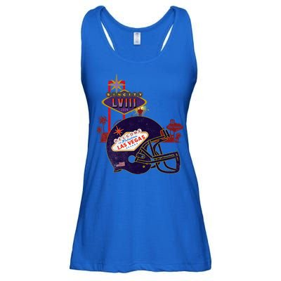 2024 Las Vegas Football Party Super Fun Game  Ladies Essential Flowy Tank