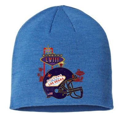 2024 Las Vegas Football Party Super Fun Game  Sustainable Beanie