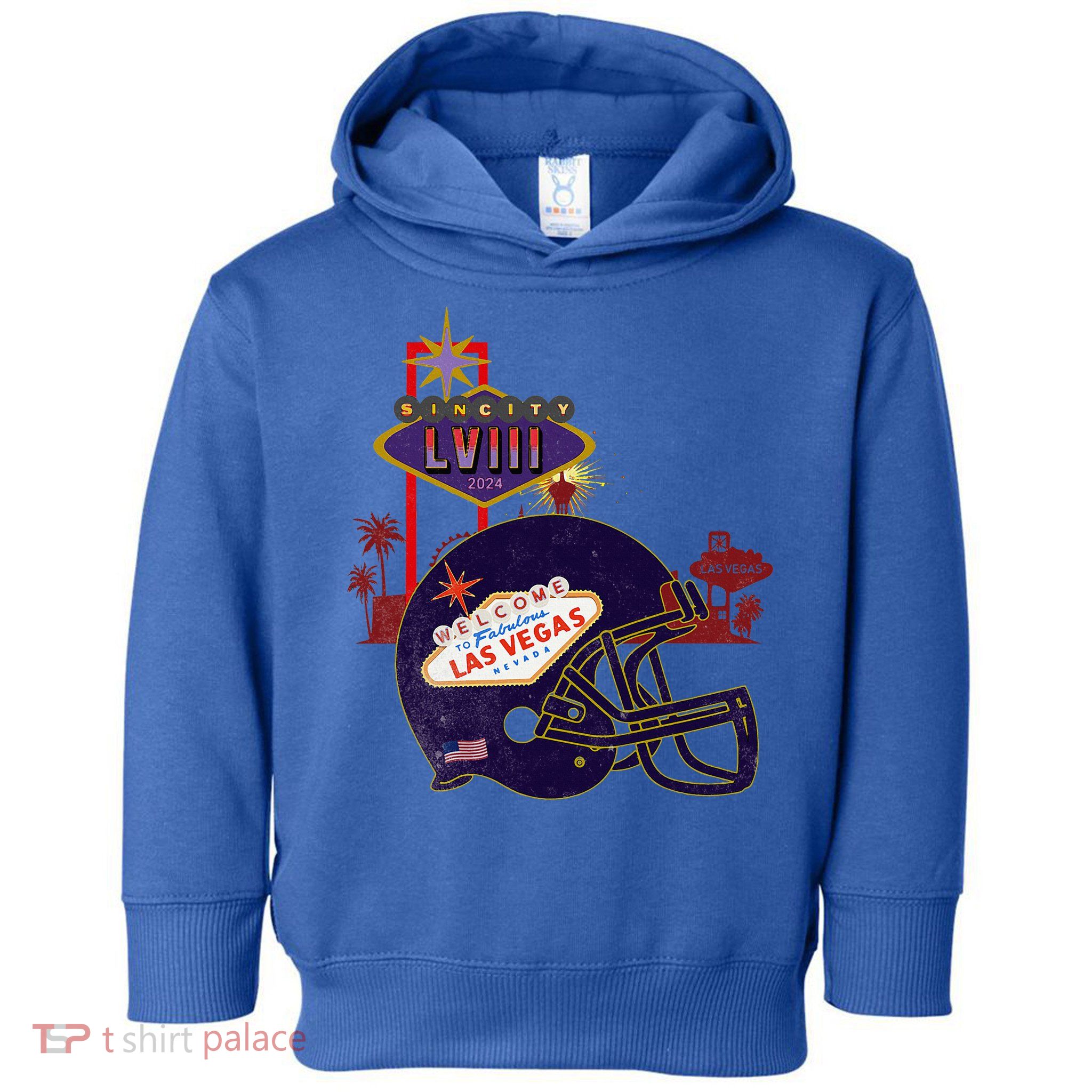 2024 Las Vegas Football Party Super Fun Game  Toddler Hoodie