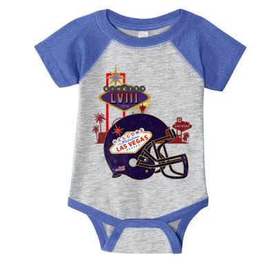 2024 Las Vegas Football Party Super Fun Game  Infant Baby Jersey Bodysuit