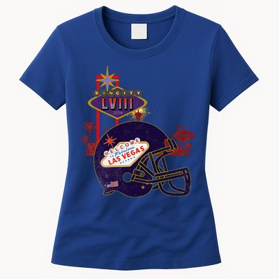 2024 Las Vegas Football Party Super Fun Game  Womens T-Shirt