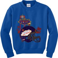 2024 Las Vegas Football Party Super Fun Game  Kids Sweatshirt