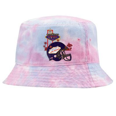 2024 Las Vegas Football Party Super Fun Game  Tie-Dyed Bucket Hat