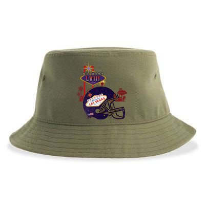 2024 Las Vegas Football Party Super Fun Game  Sustainable Bucket Hat