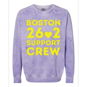 2023 Marathon Boston Support Crew Marathon 00 Support Staff Colorblast Crewneck Sweatshirt