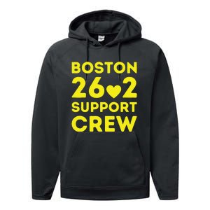 2023 Marathon Boston Support Crew Marathon 00 Support Staff Performance Fleece Hoodie