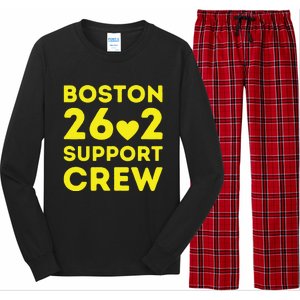 2023 Marathon Boston Support Crew Marathon 00 Support Staff Long Sleeve Pajama Set