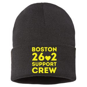 2023 Marathon Boston Support Crew Marathon 00 Support Staff Sustainable Knit Beanie