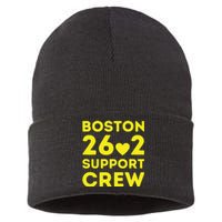 2023 Marathon Boston Support Crew Marathon 00 Support Staff Sustainable Knit Beanie