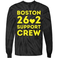 2023 Marathon Boston Support Crew Marathon 00 Support Staff Tie-Dye Long Sleeve Shirt