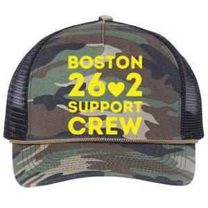 2023 Marathon Boston Support Crew Marathon 00 Support Staff Retro Rope Trucker Hat Cap