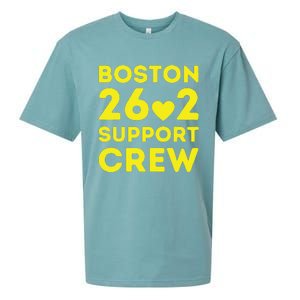 2023 Marathon Boston Support Crew Marathon 00 Support Staff Sueded Cloud Jersey T-Shirt