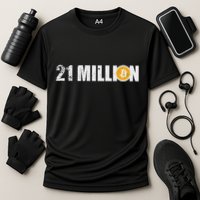 21 Million Bitcoin Crypto Hodl Btc Cooling Performance Crew T-Shirt
