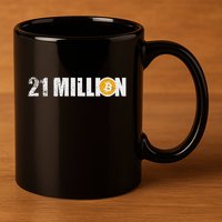 21 Million Bitcoin Crypto Hodl Btc 11oz C Handle Ceramic Mug
