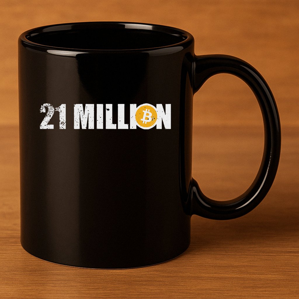 21 Million Bitcoin Crypto Hodl Btc 11oz C Handle Ceramic Mug