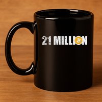 21 Million Bitcoin Crypto Hodl Btc 11oz C Handle Ceramic Mug