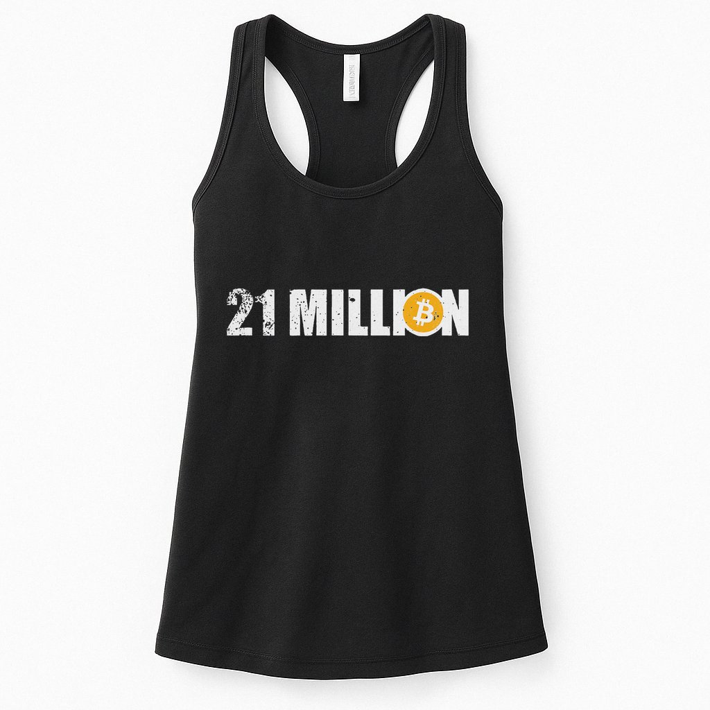 21 Million Bitcoin Crypto Hodl Btc Womens Tank Top