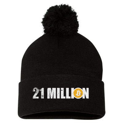 21 Million Bitcoin Crypto Hodl Btc Pom Pom 12in Knit Beanie
